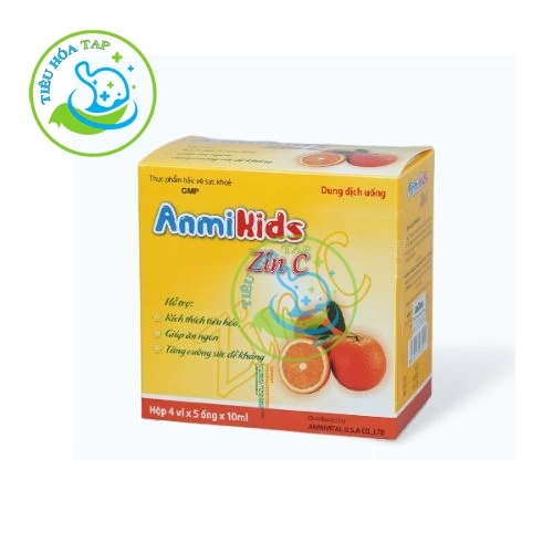 Anminkids Zin C - Bổ sung Vitamin C và kẽm giúp ăn ngon